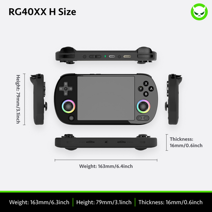 Anbernic RG40XX H Handheld Game Console 【35 Emulators & Over 20K Games Pre-installed】