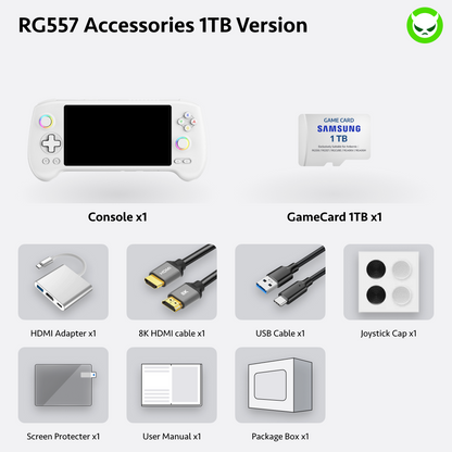 Anbernic RG557 Handheld Game Console 【33 Emulators & Over 40K Games Pre-installed】