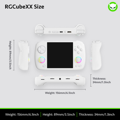 Anbernic RGCube XX Handheld Game Console 【35 Emulators & Over 20K Games Pre-installed】