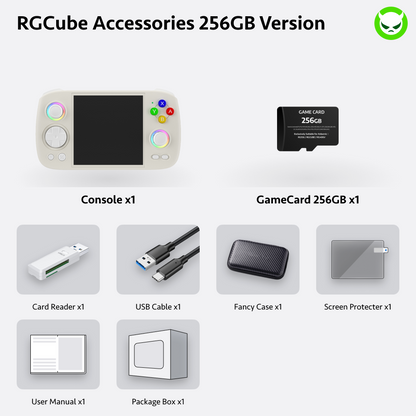 Anbernic RG Cube Handheld Game Console 【30 Emulators & Over 42K Games Pre-installed】