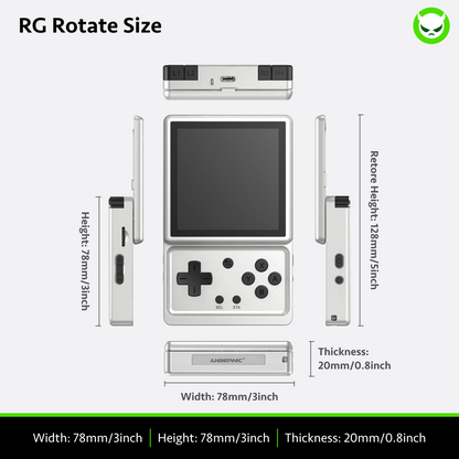 Anbernic RG Rotate【Ready to Play】