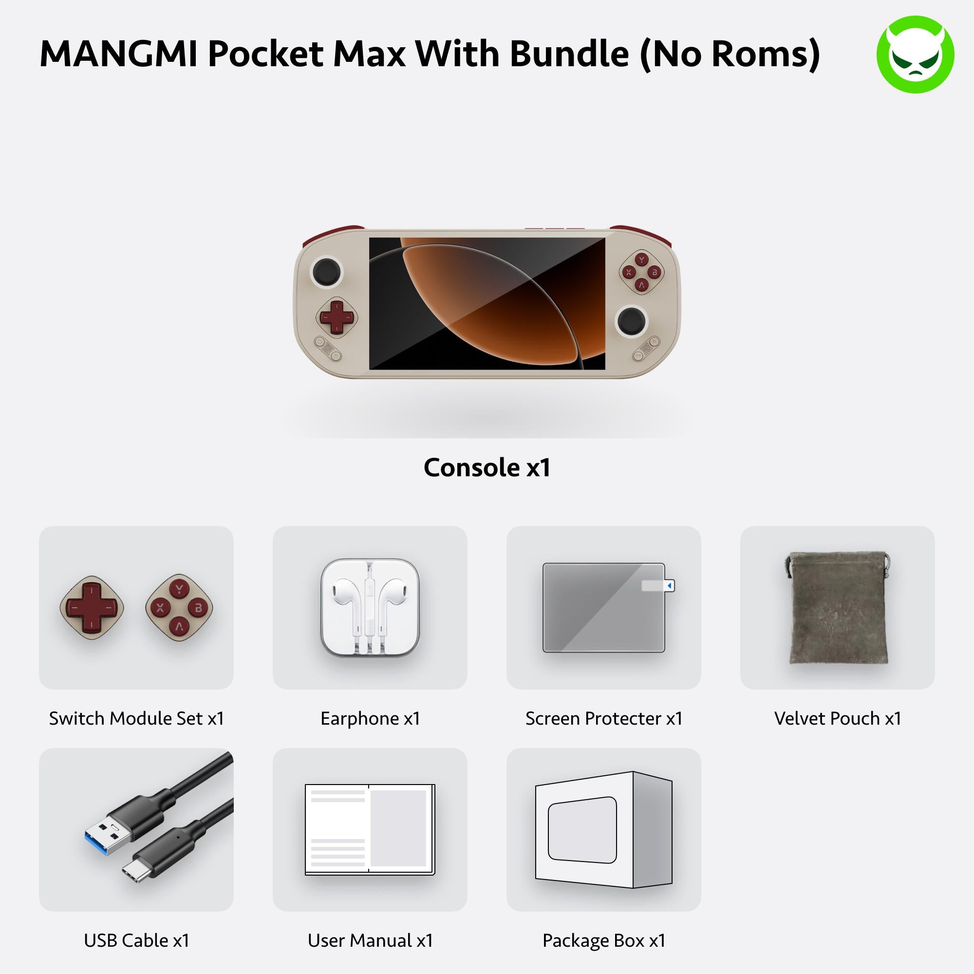 MANGMI Pocket Max| Full Pre-configured🚩