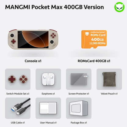 MANGMI Pocket Max | 👍Full Pre-configured🚩SD865 Chipset🚩TMR joystick🚩7' Screen Handheld