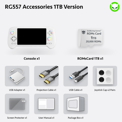 Console portable Anbernic RG 557 prête à jouer