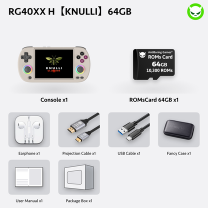 Anbernic RG40XXH【2026 New KNULLI System Upgrade】