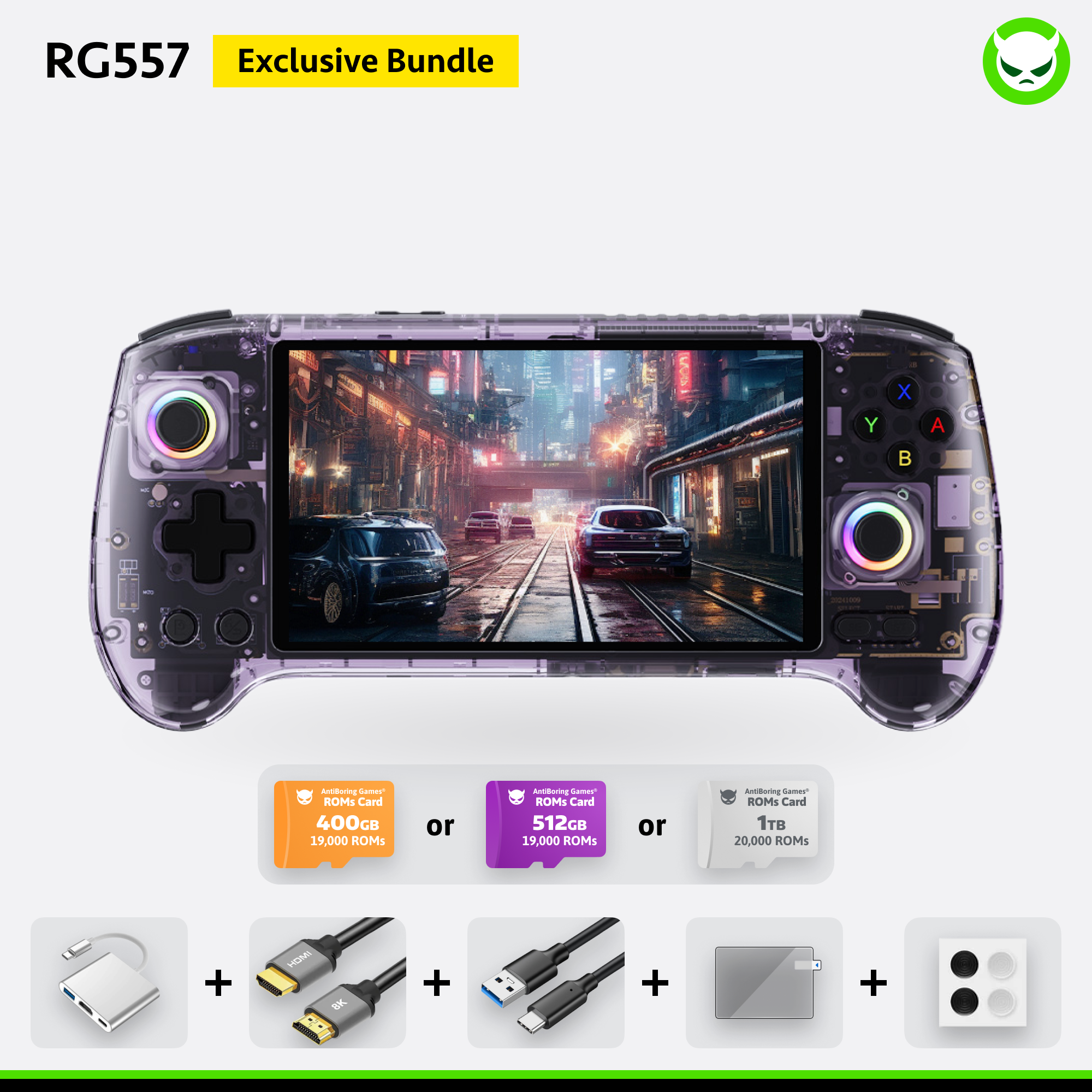 Anbernic RG 557 Handheld sofort spielbereit